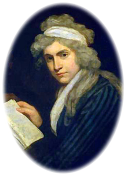 Porträtt av Mary Wollstonecraft